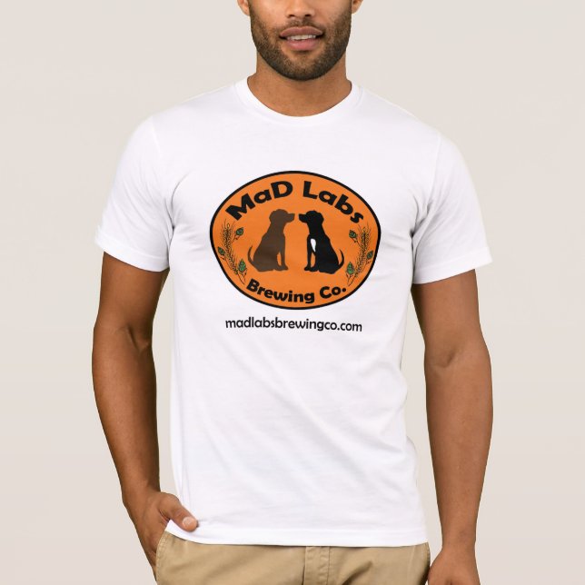 Wütendes Labrador-Logo-Shirt T-Shirt (Vorderseite)