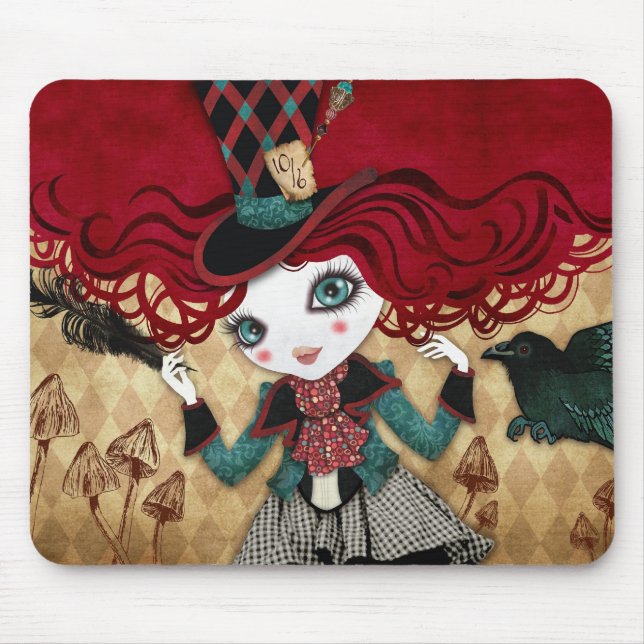 Wütendes Rätsel Mousepad (Vorne)