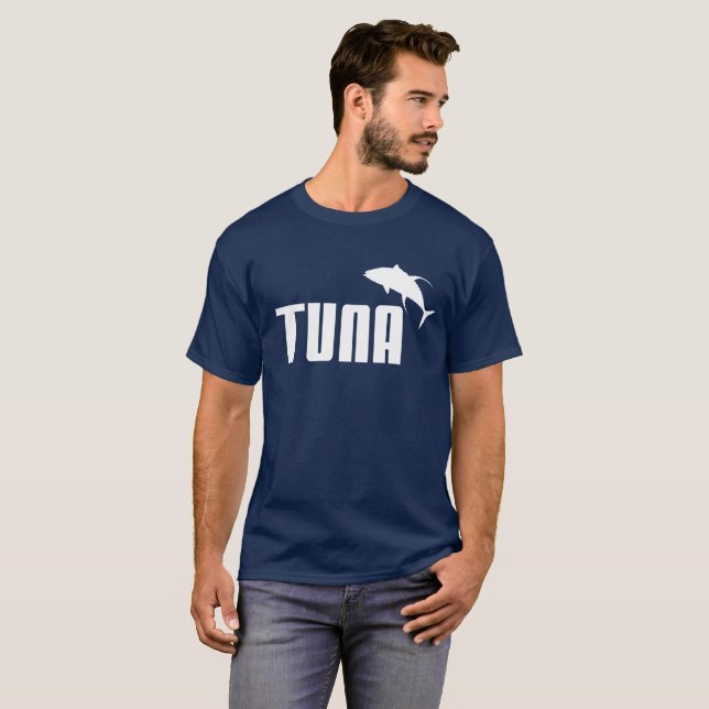 WÜTENDES THREDZ, THUNFISCH-LOGO T-Shirt (Vorne ganz)