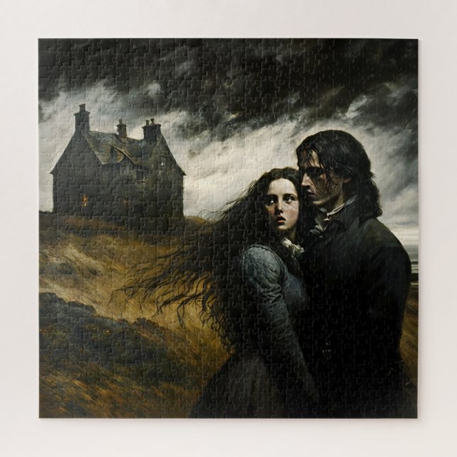 Wuthering Heights, Emily Bronte Gothic Literatur Puzzle (Vertikal)