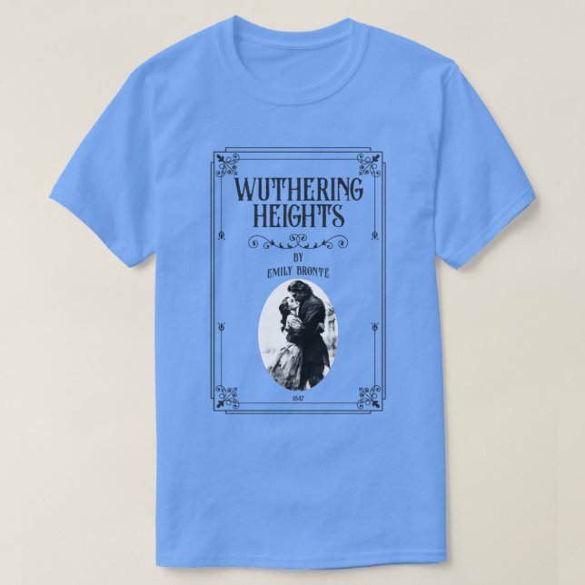 Wuthering Heights Heathcliff Buchhandlung Bronte S T-Shirt (Design vorne)
