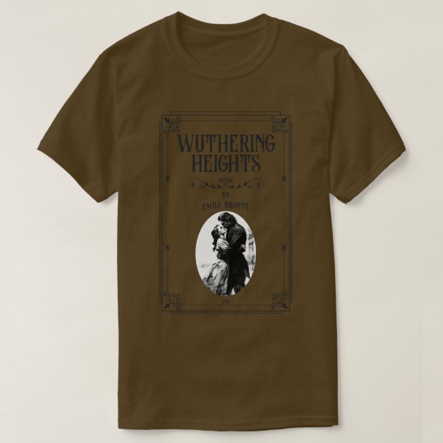 Wuthering Heights Heathcliff Buchhandlung Bronte S T-Shirt (Design vorne)
