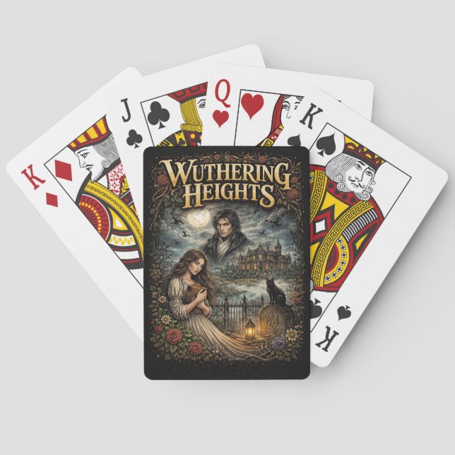 Wuthering Heights Spielkarten (Rückseite)
