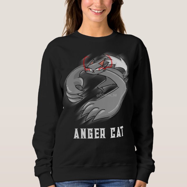WUTZEKATZE SWEATSHIRT (Vorderseite)