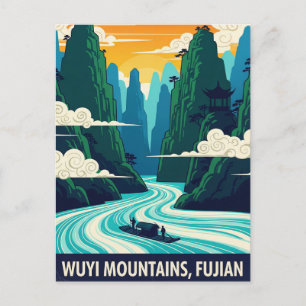 Wuyi Mountains Fujian China Postkarte