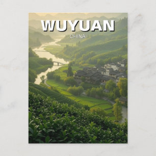 Wuyuan Jiangxi China Travel Postkarte