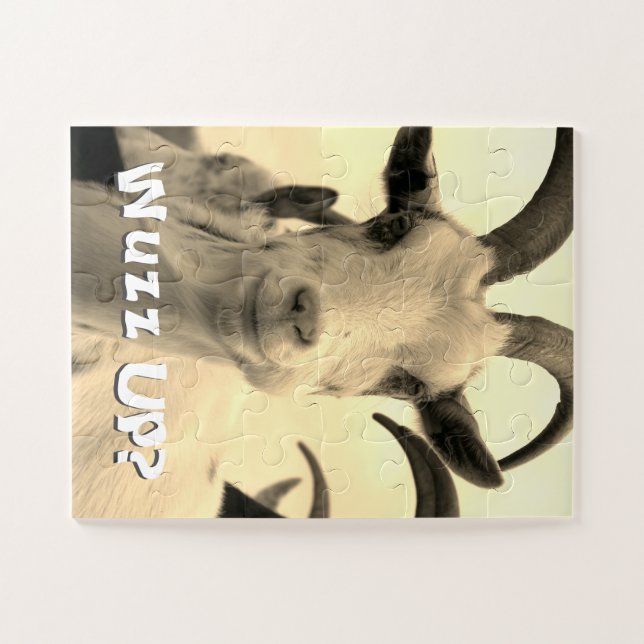Wuzz Up Goat Puzzle (Horizontal)