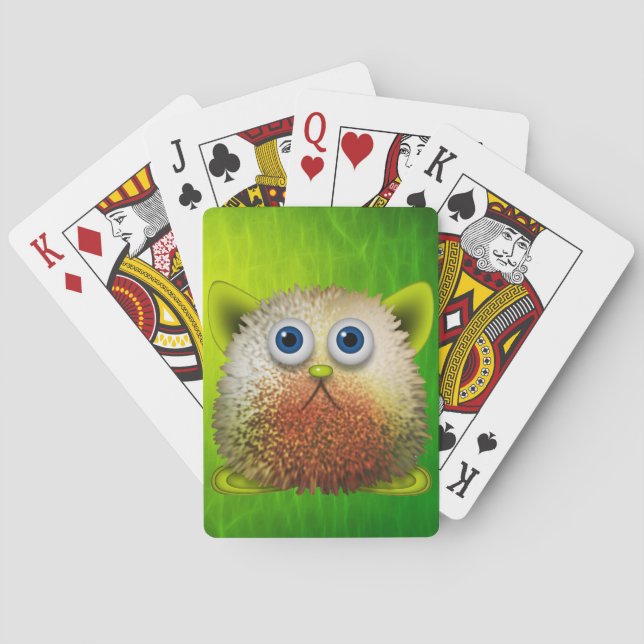 Wuzzy Hintern Funny Children's Playing Card Deck Spielkarten (Rückseite)