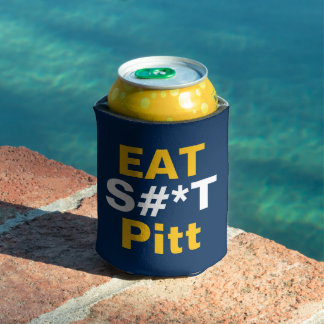 WV Eat It Pitt Can Cooler Blue Dosenkühler