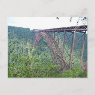 WV New River Gorge Bridge Postkarte