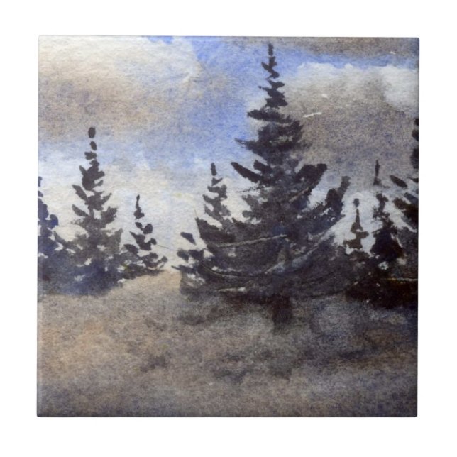 WVA RT 55 Hochland Landschaftlich Highway Pines un Fliese (Vorderseite)