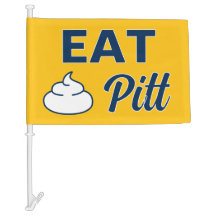 WVU Iss es PITT Auto Flagge