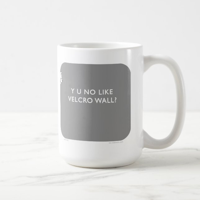 WW033 "Badass Häschen" waitwot "Flauschwand " Tasse (Rechts)