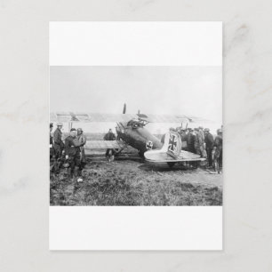 WW1 German Fighter Flugzeug, 1910er Postkarte