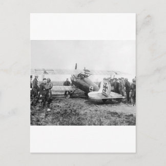 WW1 German Fighter Flugzeug, 1910er Postkarte