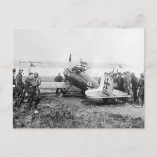 WW1 German Fighter Flugzeug, 1910er Postkarte