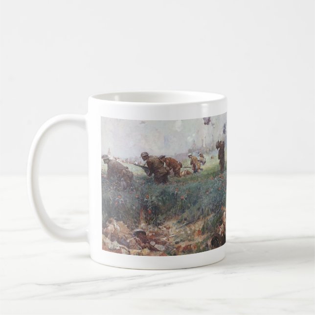 WW1 Infanterie-Bajonettgebühr Kaffeetasse (Links)