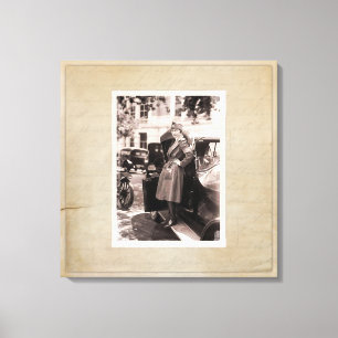 WW1 Retro Vintage Rote Kreuz-Krankenschwester mit  Leinwanddruck