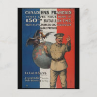 WW1 Sammlerkarte 1914 KANADA PROPAGANDA