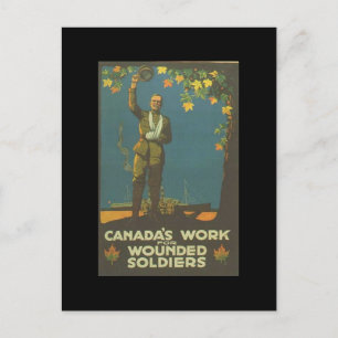 WW1 Sammlerkarte 1914 KANADA PROPAGANDA Postkarte