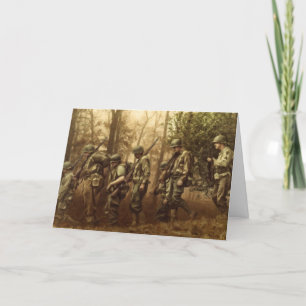 WW2 Alliierte Streitkräfte Feiertagskarte