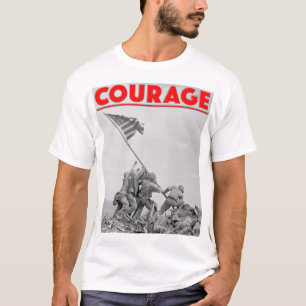 WW2 COURAGE - Schlacht von Iwo Jima T-Shirt