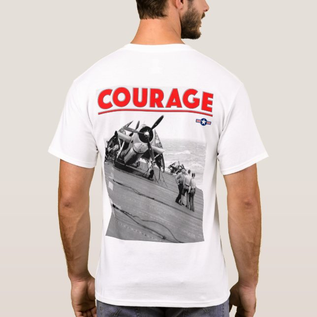 WW2 COURAGE - TBF Avenger T-Shirt (Rückseite)