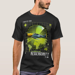WW2 Flugzeug Me109 Zweiter Weltkrieg Kampfpilot Gi T-Shirt