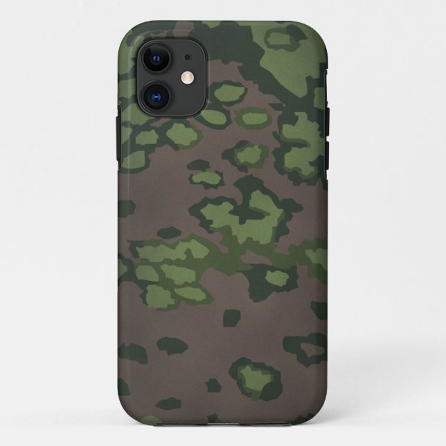WW2 Germany forces Oak Leaf camouflage Case-Mate iPhone Hülle (Rückseite)