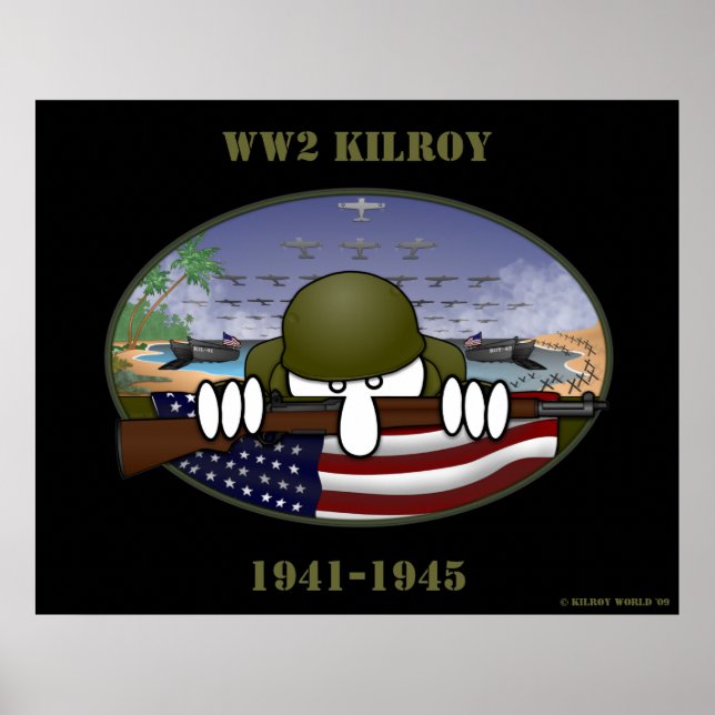 WW2 Kilroy Poster (Vorne)