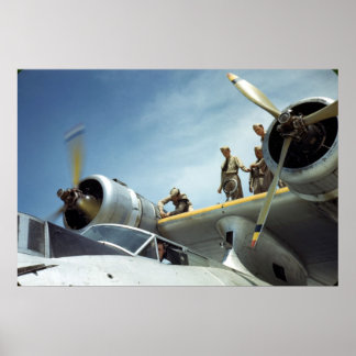 WW2 Marine Aviation Poster