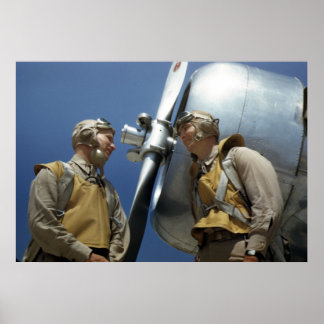 WW2 Marine Corps Aviation Poster