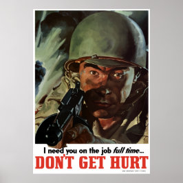 WW2 — Nicht verletzen Poster