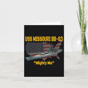 Ww2 Ship & amp; Kriegsschiff Uss Missouri Battlesh Karte
