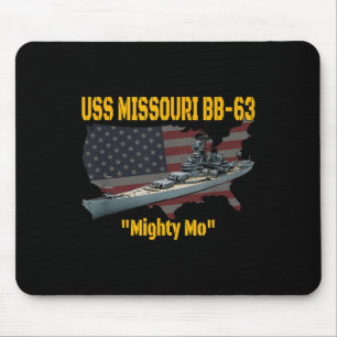 Ww2 Ship & amp; Kriegsschiff Uss Missouri Battlesh Mousepad