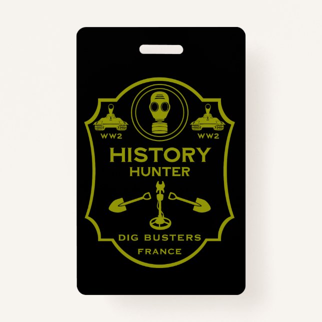 WW2 Trench Battlefield Metal Detecting Club Ausweis (Vorderseite)