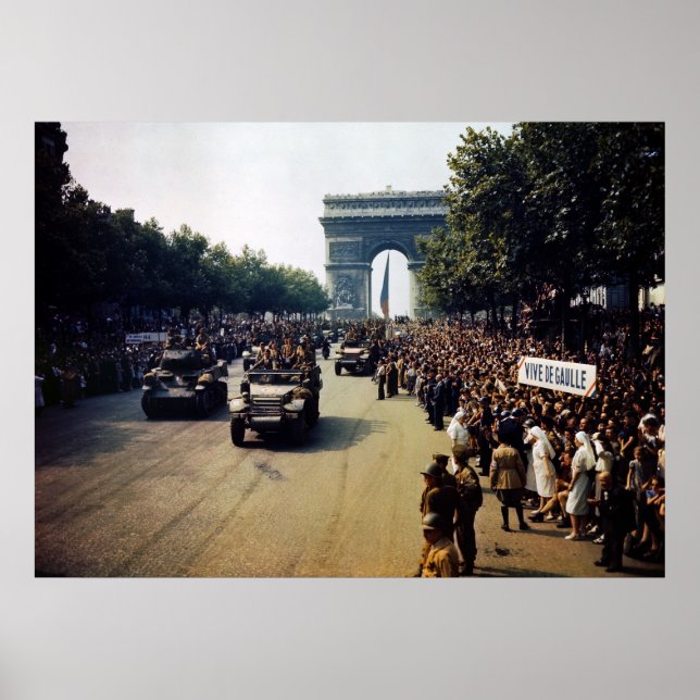 WW2 Victory Lap, 1944 Poster (Vorne)