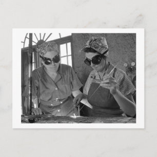 WW2 Welders, 1942 Postkarte