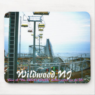 ww3, Wildwood, NJ, Ansicht "des GROSSEN WEISSEN" Mousepad