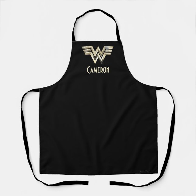 WW84 | Golden Wonder Woman Logo Schürze (Vorderseite)