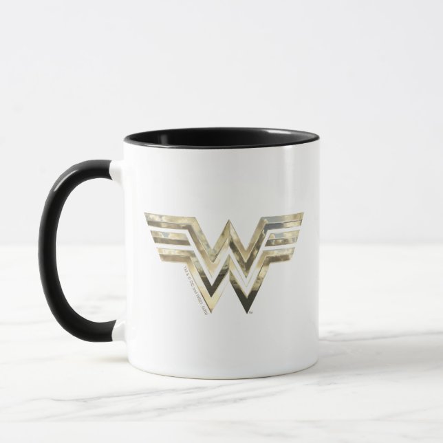 WW84 | Golden Wonder Woman Logo Tasse (Links)