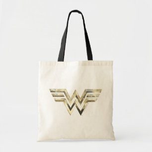 WW84 Golden Wonder Woman Logo Tragetasche