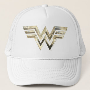 WW84 Golden Wonder Woman Logo Truckerkappe