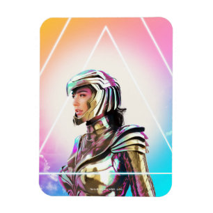 WW84 Lo Fi Wonder Woman Golden Armor Portrait Magnet