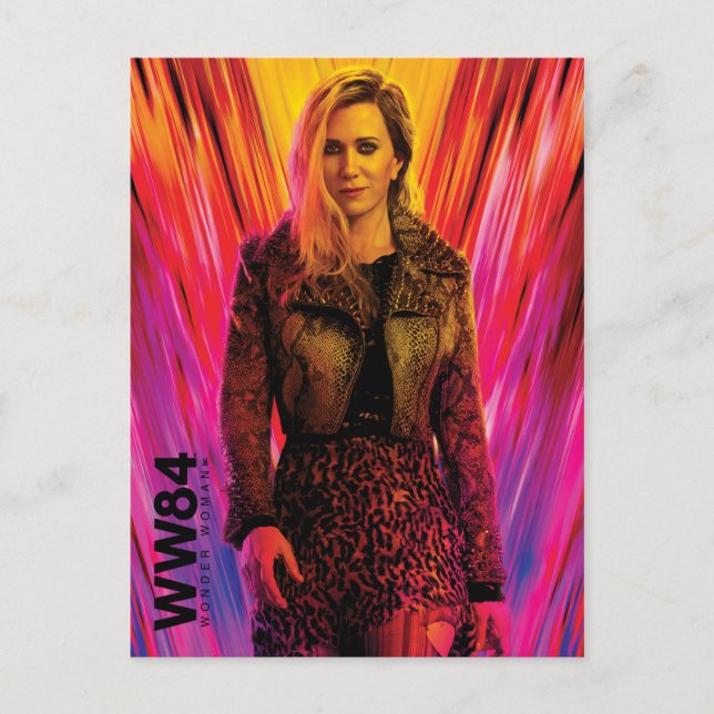 WW84 | Rosa Barbara Ann Minerva Kaleidoskop Einladungspostkarte (Vorderseite)