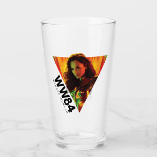 WW84 Rot-Orange Wonder Woman Kaleidoskop Glas