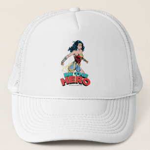 WW84 Seien Sie eine Wunderin, die ein Retro-Comi Truckerkappe