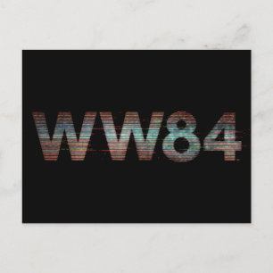 WW84   Statisches TV-Logo Einladungspostkarte