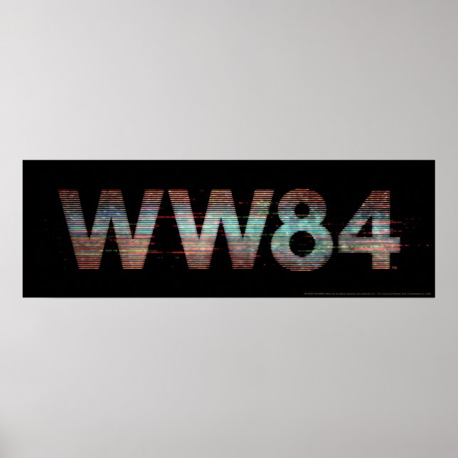 WW84 | Statisches TV-Logo Poster (Vorne)