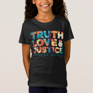 WW84   Truth Liebe & Justice Wonder Woman Cutout T-Shirt